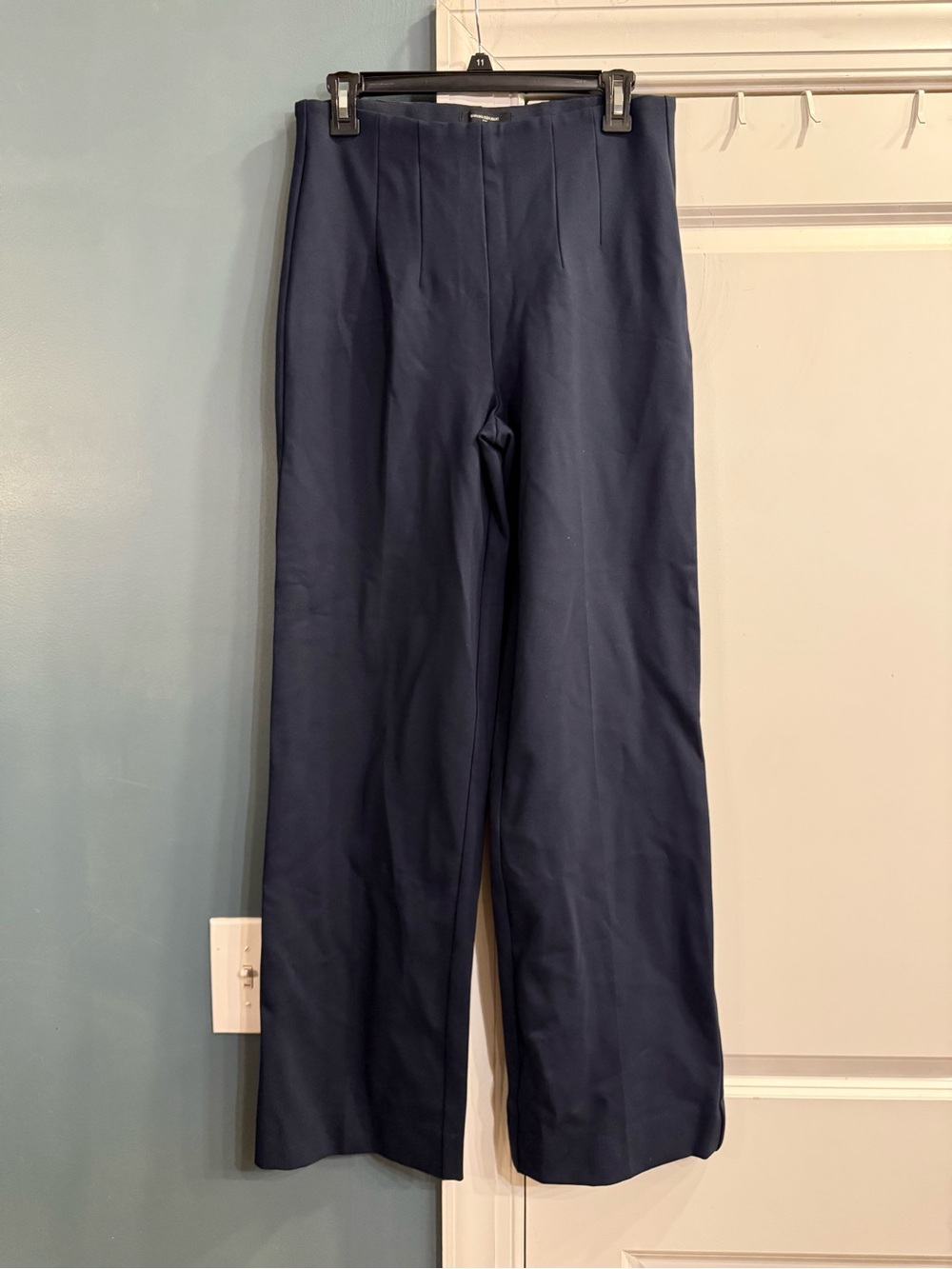 Banana Republic Pull On Ponte Pants Navy